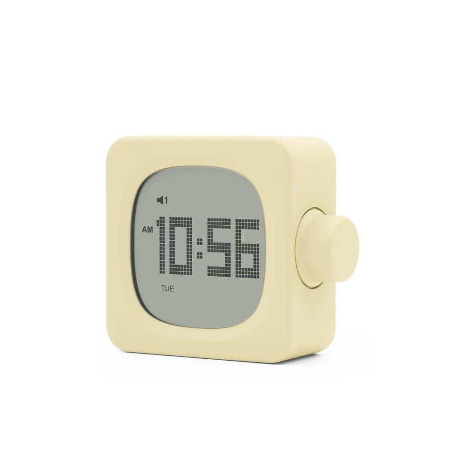 Square Digital LED Alarm Clock With USB Charger  Timer 7