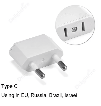 US To EU Travel Plug Adapter 4