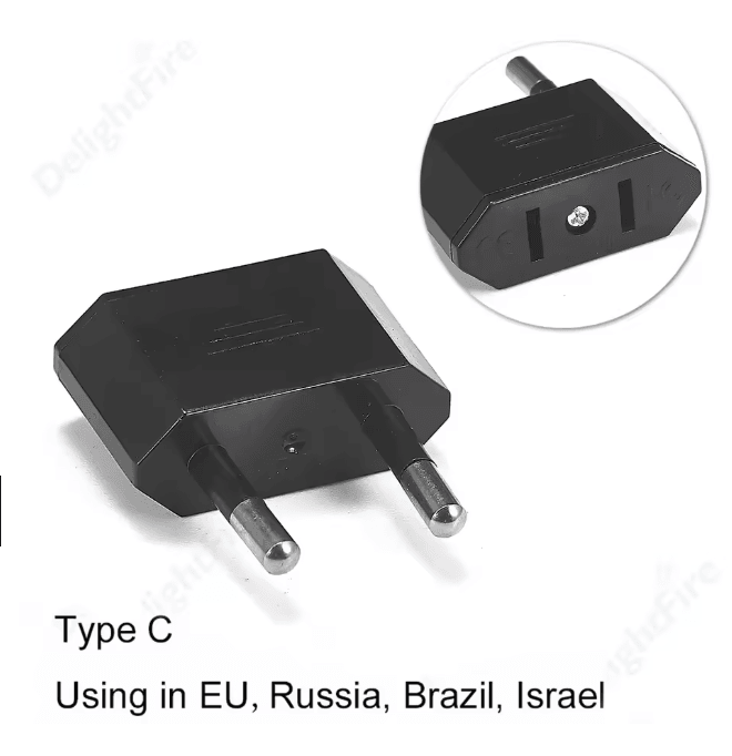 US To EU Travel Plug Adapter 5