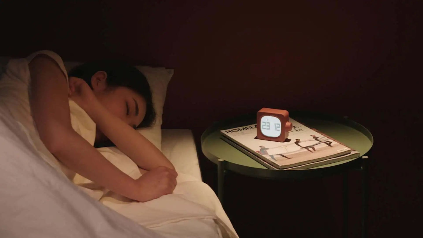 Square Digital LED Alarm Clock With USB Charger  Timer 8