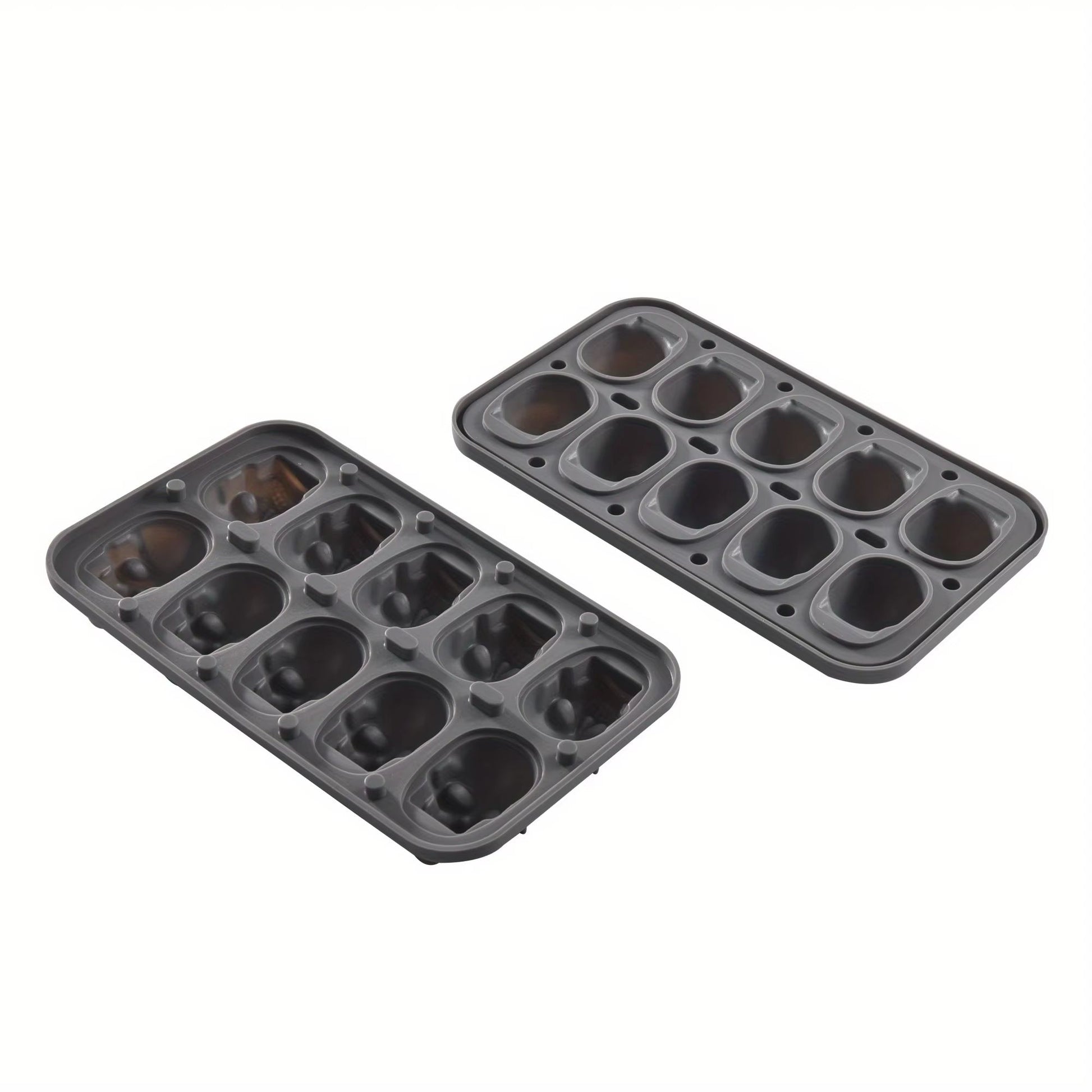 Skull  Whiskey Silicone Ice Mold  10Cavity FoodGrade Ice Block Tray With Filling Funnel 7