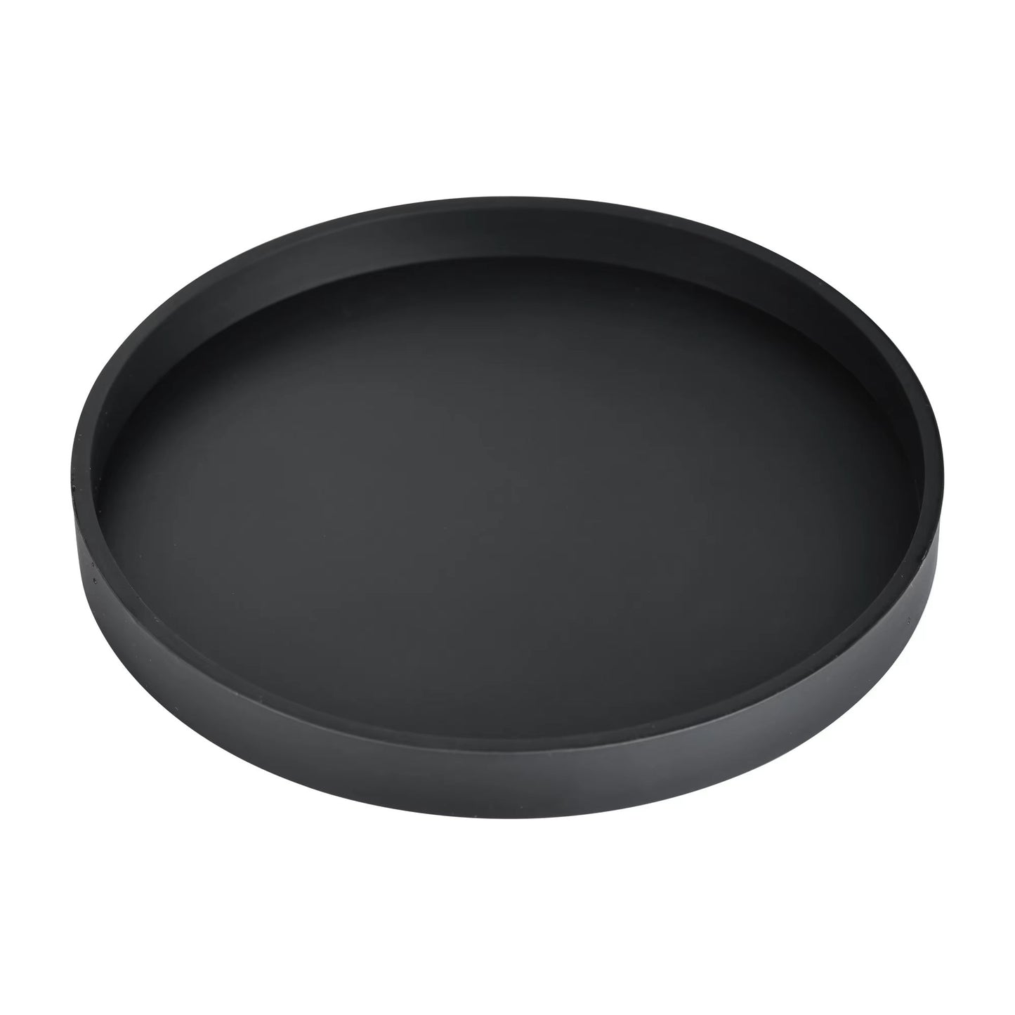 10Inch Round Silicone Bathroom Tray  Marble Pattern Vanity Dish For Home Decor  Organization 7