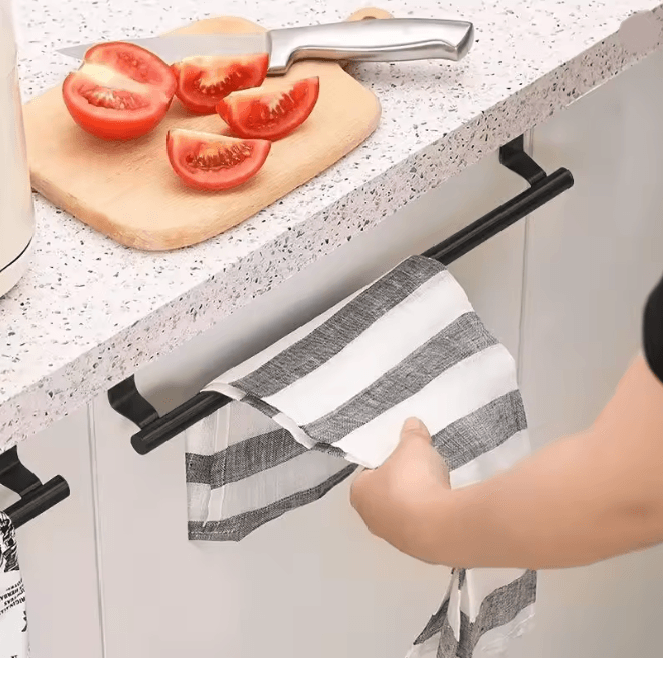 Over Cabinet Towel Rack Organizer 2