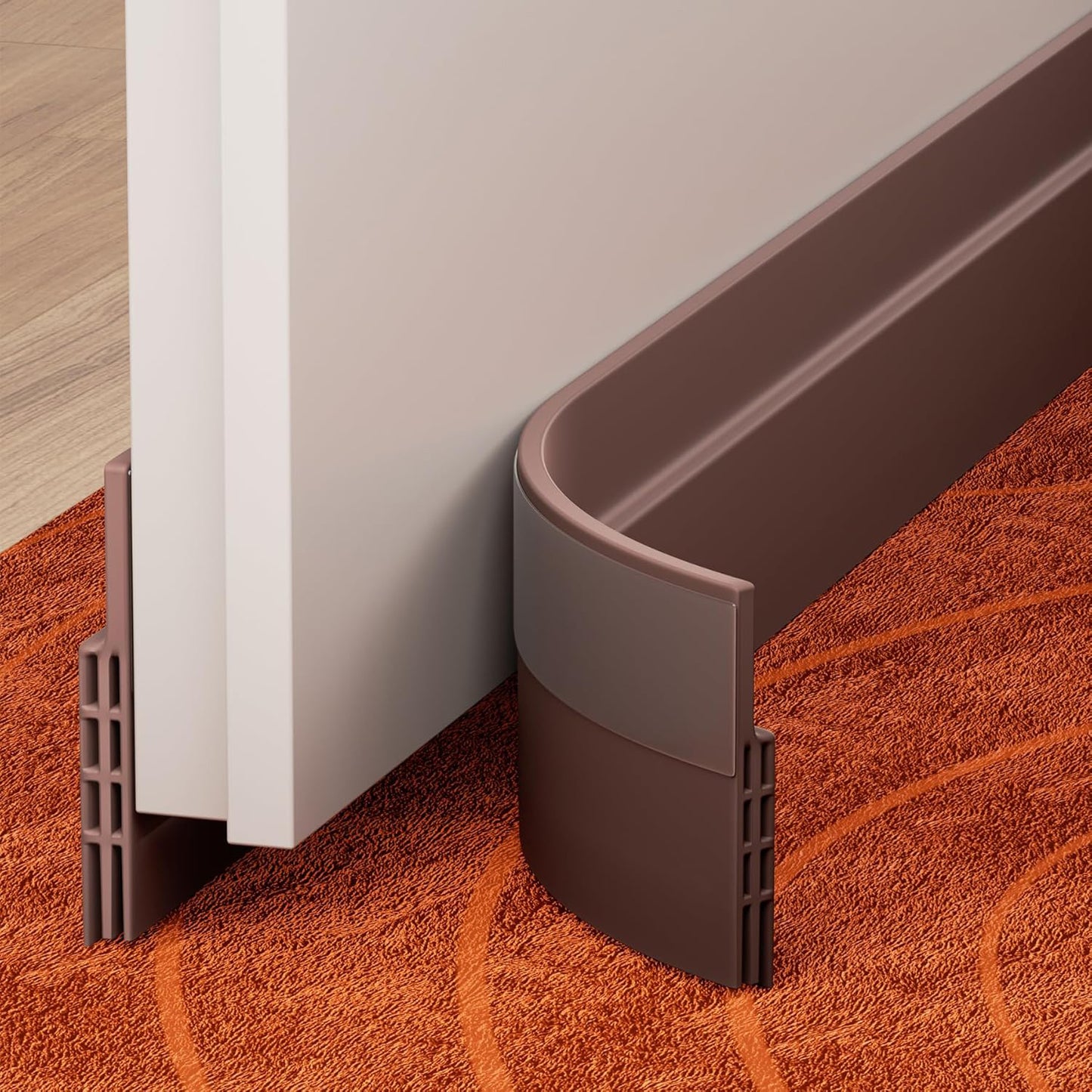Under Door Draft Stopper With Strong Adhesive Block Dust Light And Noise WinterProof Seal Bottom Of 5