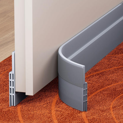 Under Door Draft Stopper With Strong Adhesive Block Dust Light And Noise WinterProof Seal Bottom Of 6