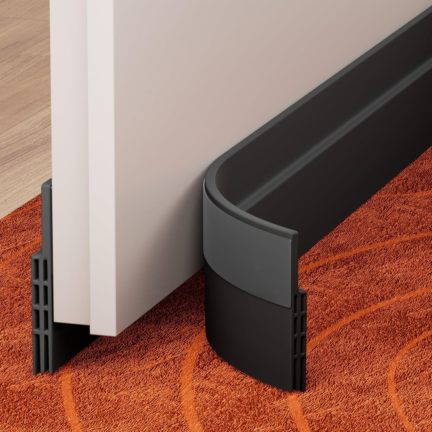 Under Door Draft Stopper With Strong Adhesive Block Dust Light And Noise WinterProof Seal Bottom Of 7