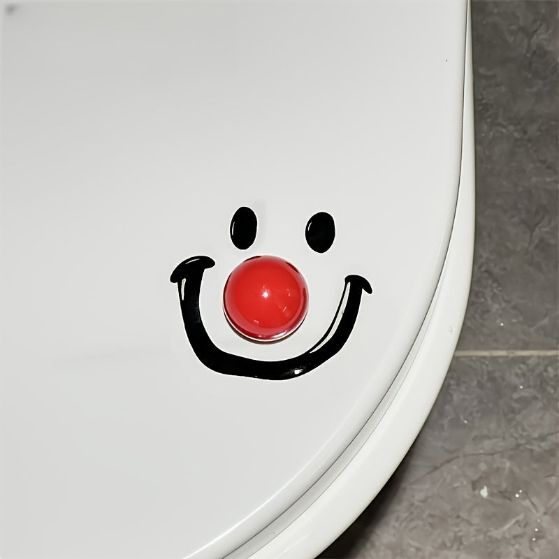 Contemporary Style Dopamine Smile Ball Toilet Lid Lifter Handheld Toilet Seat Cover Opener For Bath