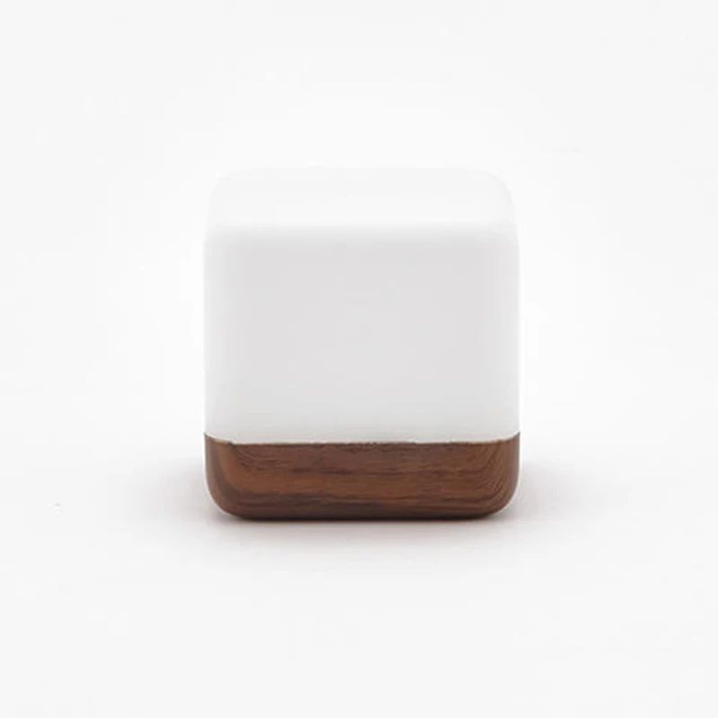 Flip Timer LED Cube Night Light  Minimalist Bedside  Desk Lamp 15