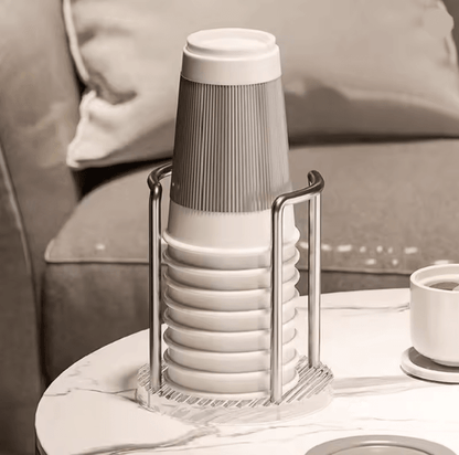 Disposable Cup Storage Holder Stand 1