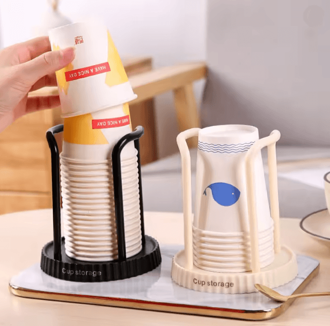 Disposable Cup Storage Holder Stand 2