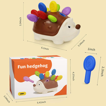 Hedgehog Montessori Educational Toy Fine Motor Toys For Toddlers Learning Counting  Training Develo 5