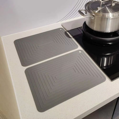Silicone Square Hot Plate Mat  Heat Resistant Non Slip Pot Mat For Kitchen  Dining Tables 1