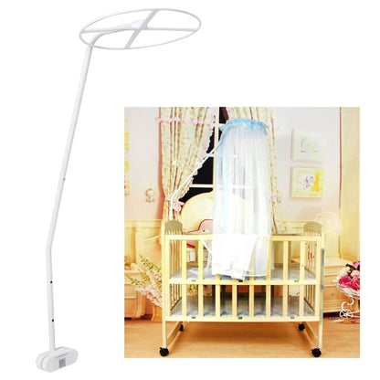 Adjustable Mosquito Net Stand  ClipOn Crib Canopy Holder Rack For Baby Beds 4