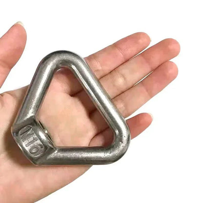 Heavy-Duty Stainless Steel Lifting Eye Nut (M8–M20) - Secure Ring Bolt for Safe Rigging & Hoisting
