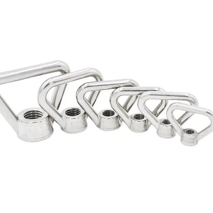 HeavyDuty Stainless Steel Lifting Eye Nut M8M20  Secure Ring Bolt For Safe Rigging  Hoisting 5
