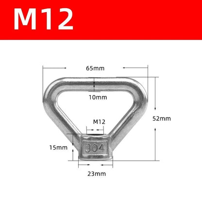 HeavyDuty Stainless Steel Lifting Eye Nut M8M20  Secure Ring Bolt For Safe Rigging  Hoisting 8