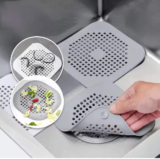 Silicone Shower Drain Hair Catcher