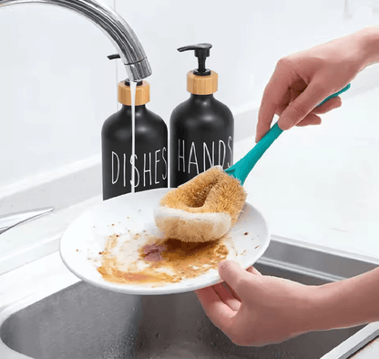 Black Kitchen Soap Dispenser Set 2