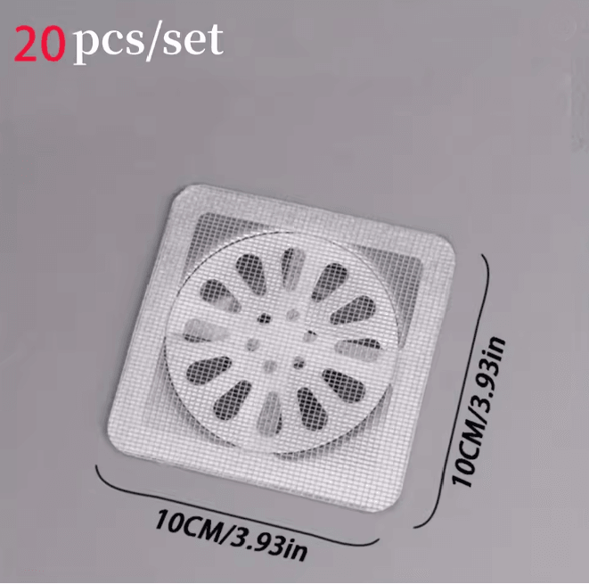 Disposable Shower Drain Hair Catcher Set 1