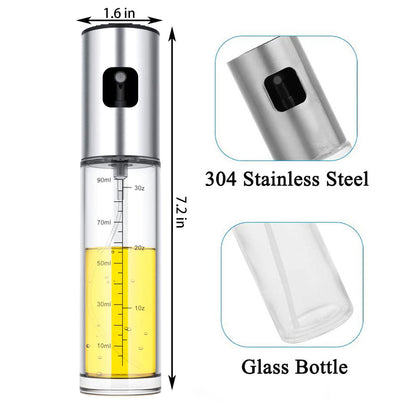 Glass Oil Sprayer Bottle For Cooking Mister Olive Oil Vinegar Spritzer Glass Bottles For Barbecue S 2