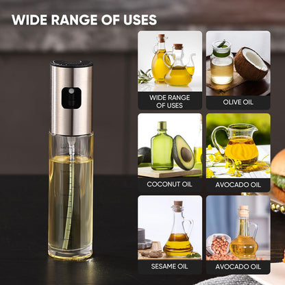 Glass Oil Sprayer Bottle For Cooking Mister Olive Oil Vinegar Spritzer Glass Bottles For Barbecue S 4