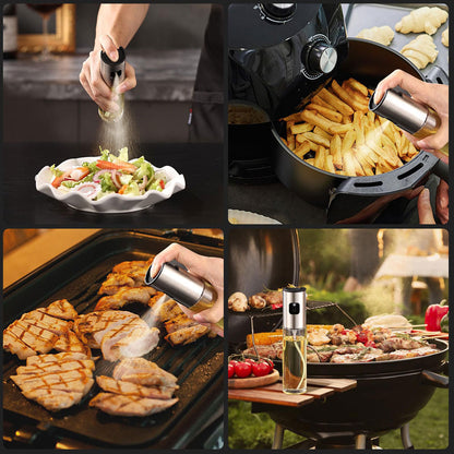 Glass Oil Sprayer Bottle For Cooking Mister Olive Oil Vinegar Spritzer Glass Bottles For Barbecue S 5