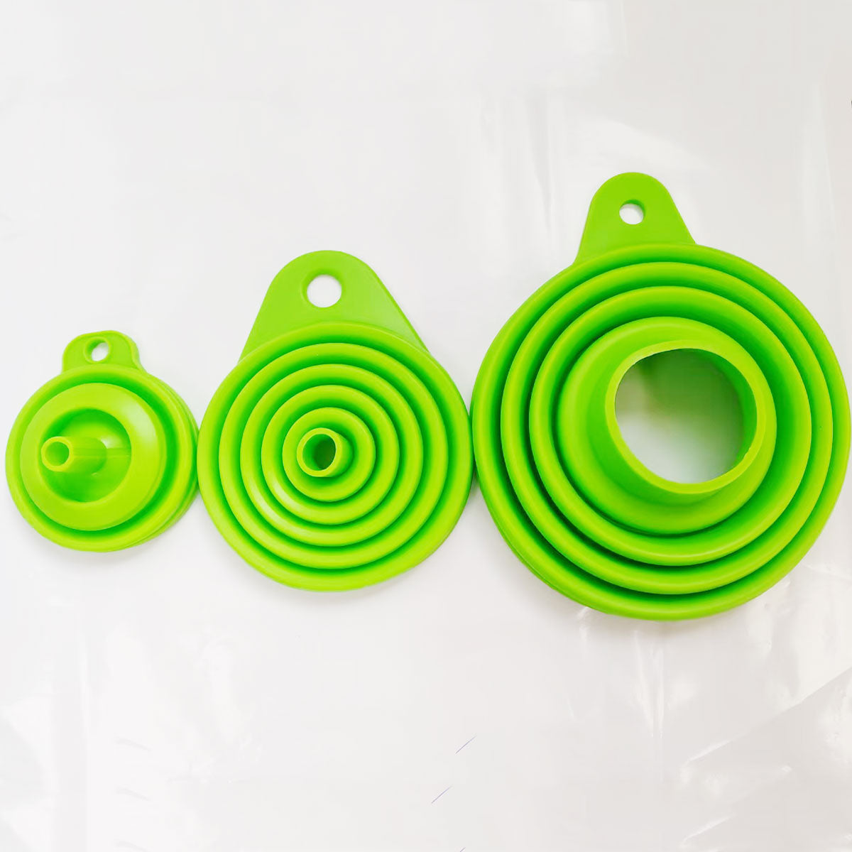 Silicone Funnels For Kitchen Use 3 Pcs Set For Liquid Powder Transfer Mini Small And Wide Mouth Fun 7