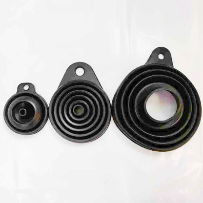 Silicone Funnels For Kitchen Use 3 Pcs Set For Liquid Powder Transfer Mini Small And Wide Mouth Fun 8