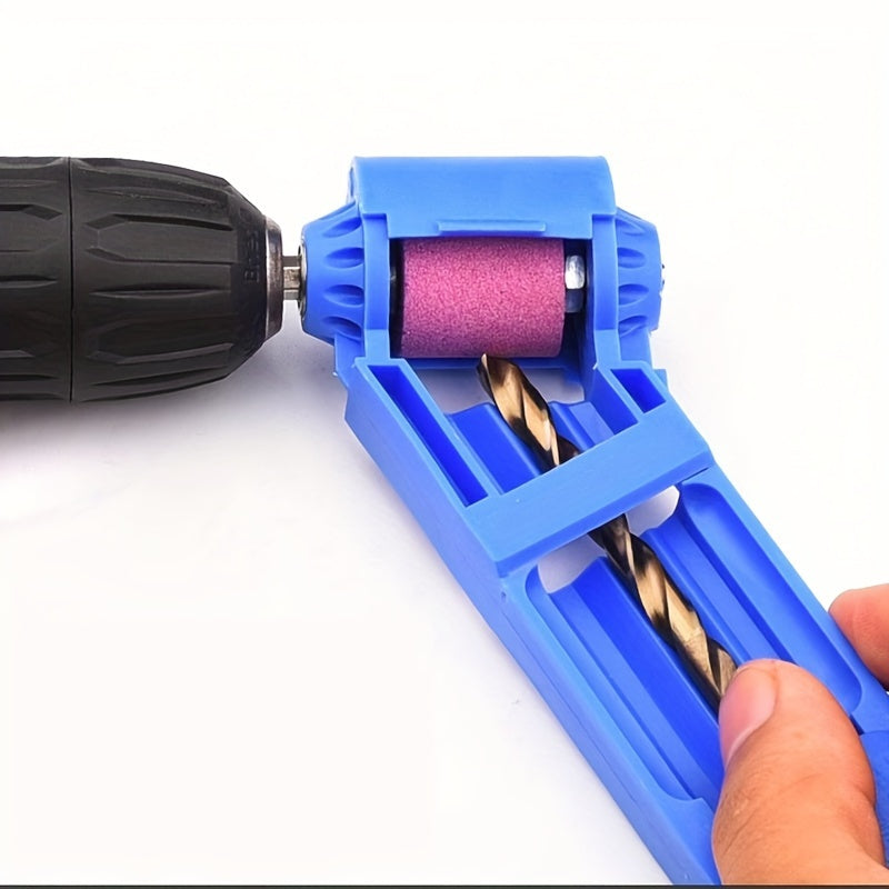 Quick and Easy Nail Drill Bit Sharpener with Portable Grinding Wheel, Sharp and Ready for Use