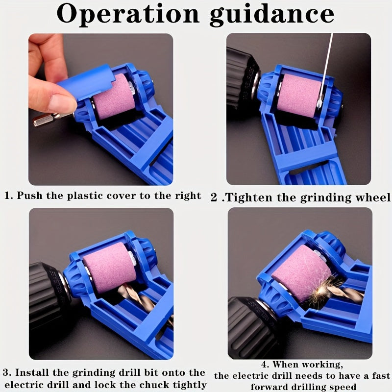 Quick And Easy Nail Drill Bit Sharpener With Portable Grinding Wheel Sharp And Ready For Use 5