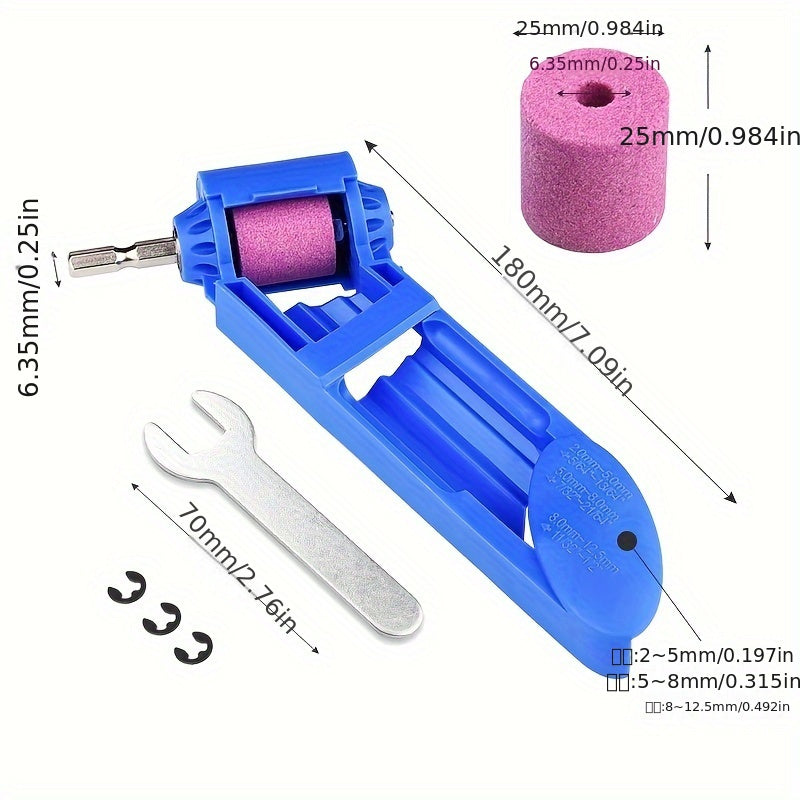 Quick And Easy Nail Drill Bit Sharpener With Portable Grinding Wheel Sharp And Ready For Use 1