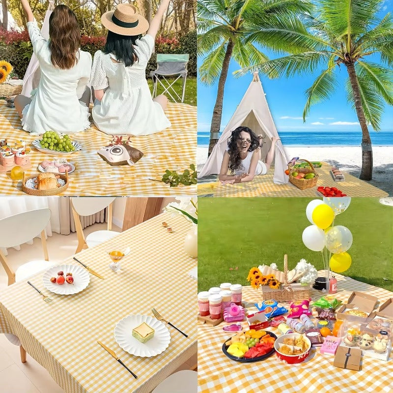 Extra Large Picnic Blanket  Waterproof Foldable SandResistant Beach Mat For Camping And Outdoor Adv 3