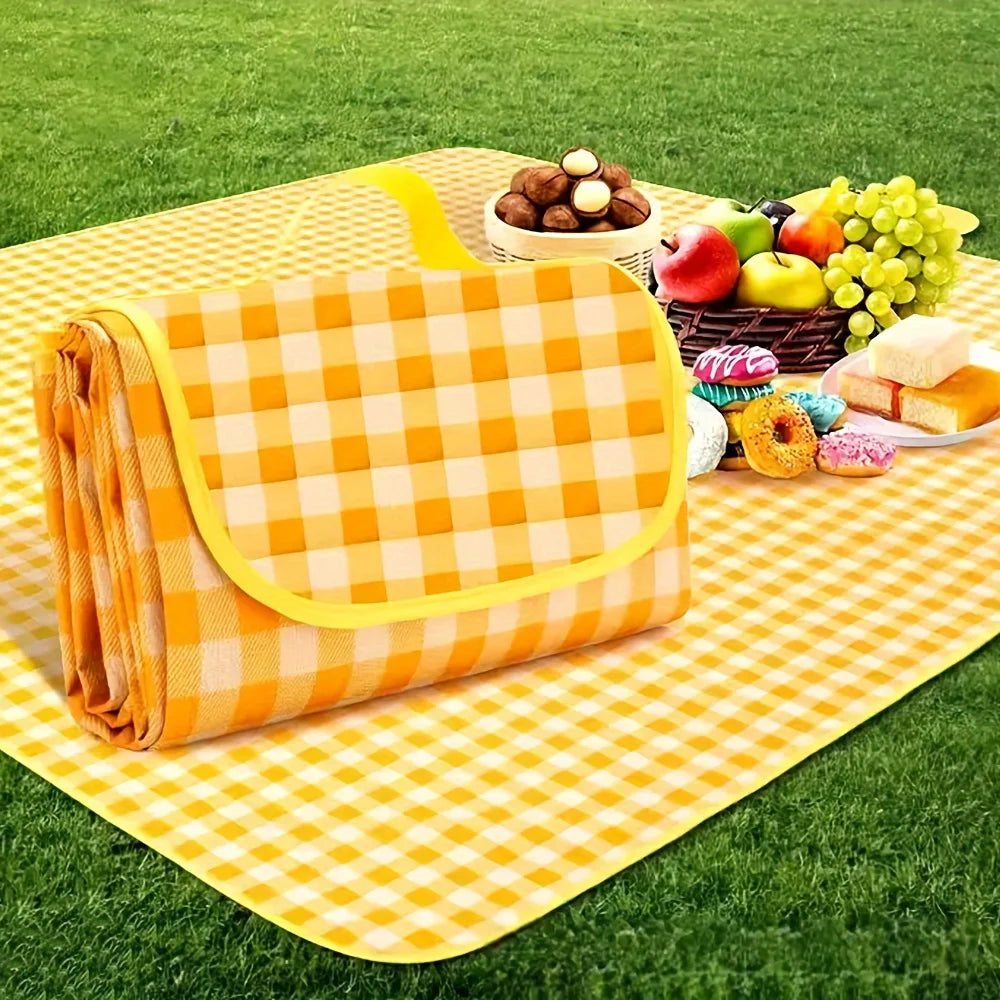 Extra Large Picnic Blanket  Waterproof Foldable SandResistant Beach Mat For Camping And Outdoor Adv 5