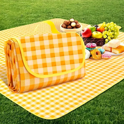 Extra Large Picnic Blanket  Waterproof Foldable SandResistant Beach Mat For Camping And Outdoor Adv 5