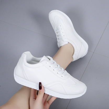 Comfortable White Leather Sneakers Casual Sports Fashion Shoes for School Tennis Vulcanized Spring Sneakers