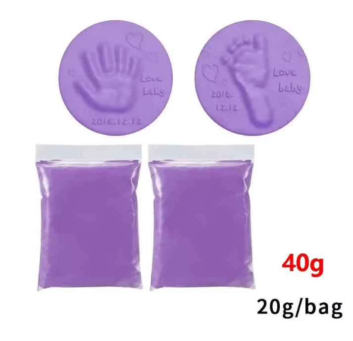 Baby Handprint And Footprint Clay 14