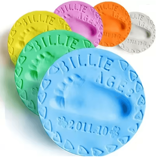 Baby Handprint And Footprint Clay 1