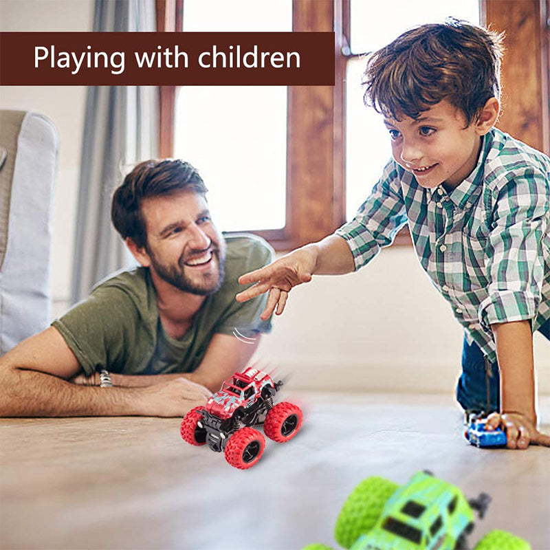FourWheel Drive Hot Toys Car Monster Truck Stunt Dump Car Dinosaur Inertia Toy Fun Gift For Childre 4
