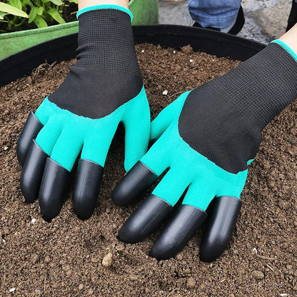 Waterproof, Claw Resistant Garden Gloves for Soil Digging, Ground Scraping, Wear-Resistant Protection