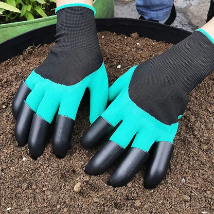Waterproof, Claw Resistant Garden Gloves for Soil Digging, Ground Scraping, Wear-Resistant Protection