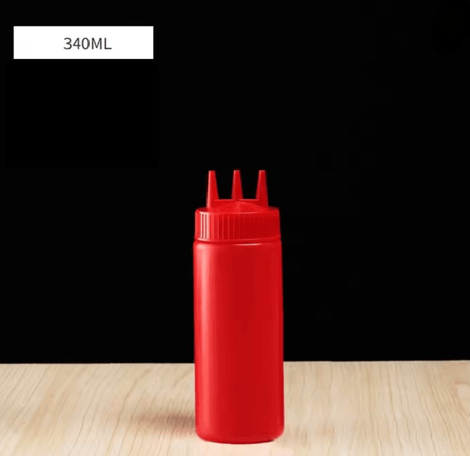 Squeezable Sauce Bottle With Nozzles 6