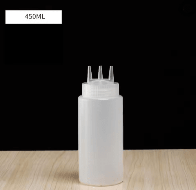 Squeezable Sauce Bottle With Nozzles 8
