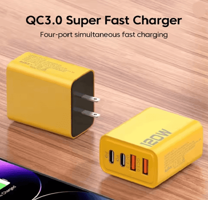 USB C Fast Charging Adapter With 4 Ports 3