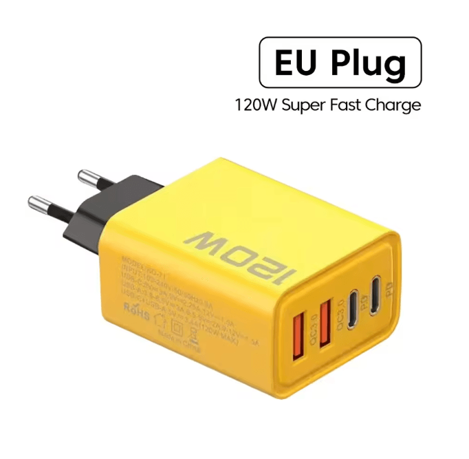USB C Fast Charging Adapter With 4 Ports 4