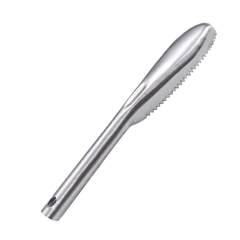 Fish Scaler Remover Stainless Steel Sawtooth Fish Cleaner Tool Easily Cleans Fish Scales Kitchen De