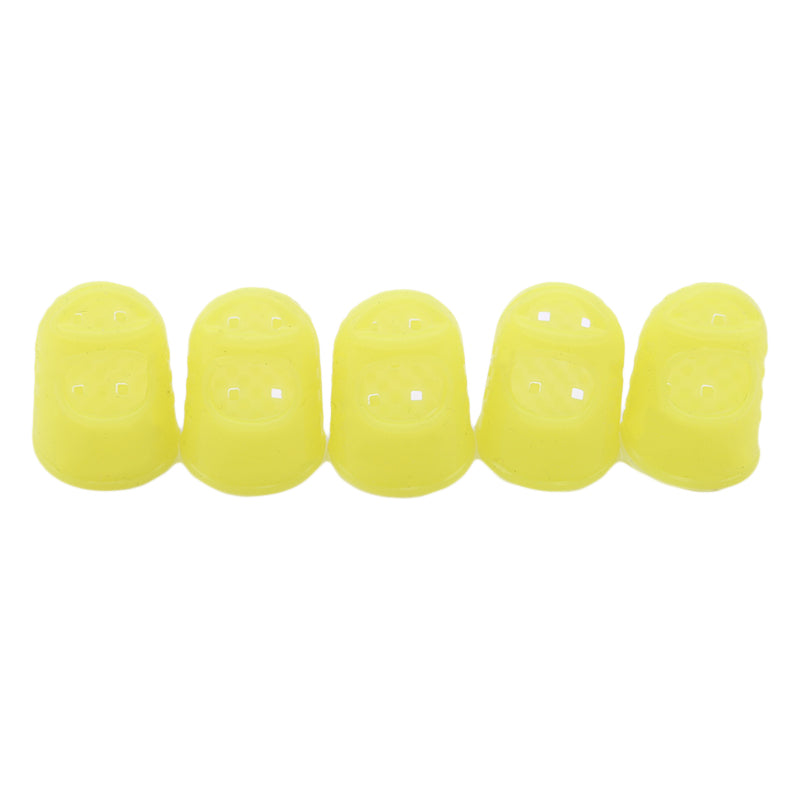 Multi Functional Silicone Thimbles For DIY Crafts Breathable Protective Finger Sleeve Hollowed Out  5