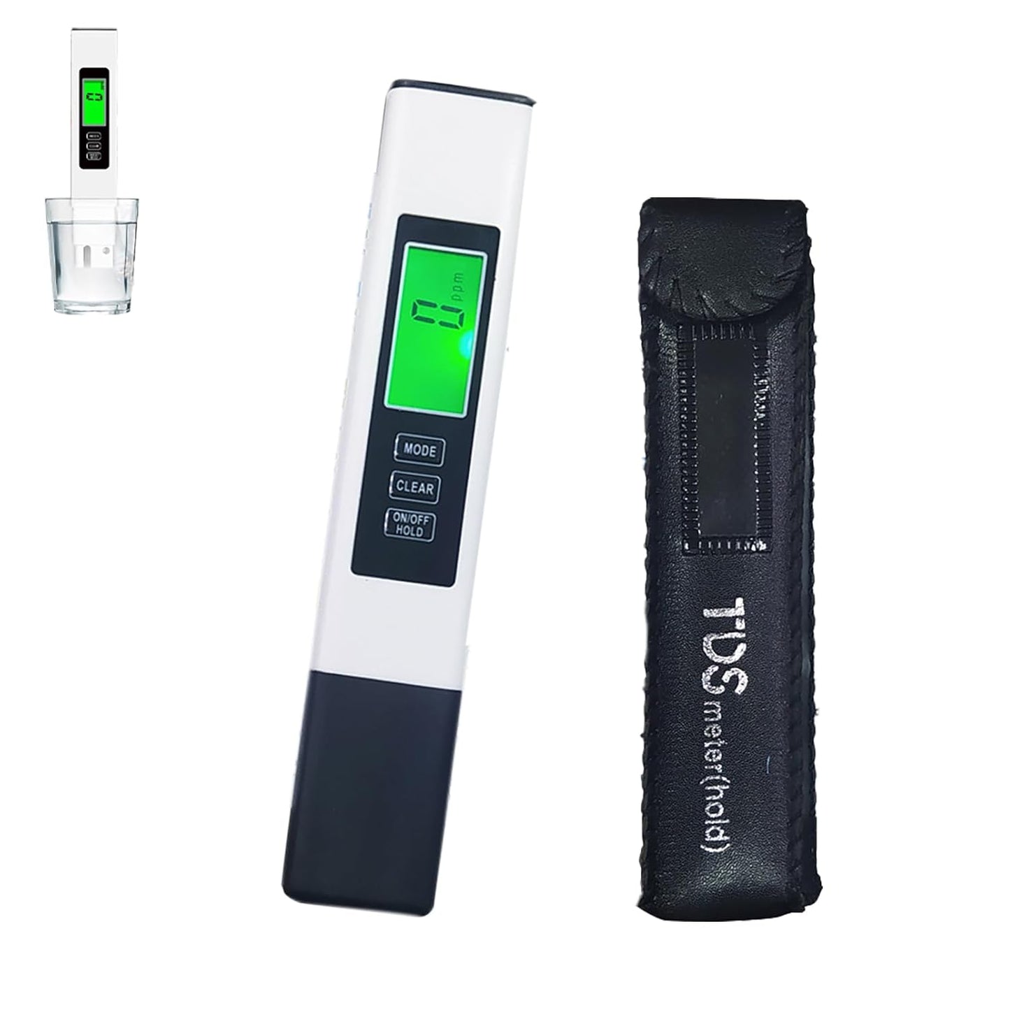 Meter Digital Water Quality Tester With Temperature EC PPM For Drinking Water And Leather Case 7