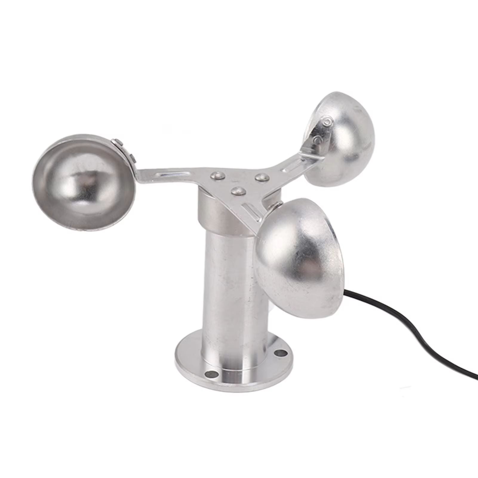 3Cup Aluminum Wind Speed Sensor  Adjustable Wind Anemometer With 038 V Output For Weather  Environm 1