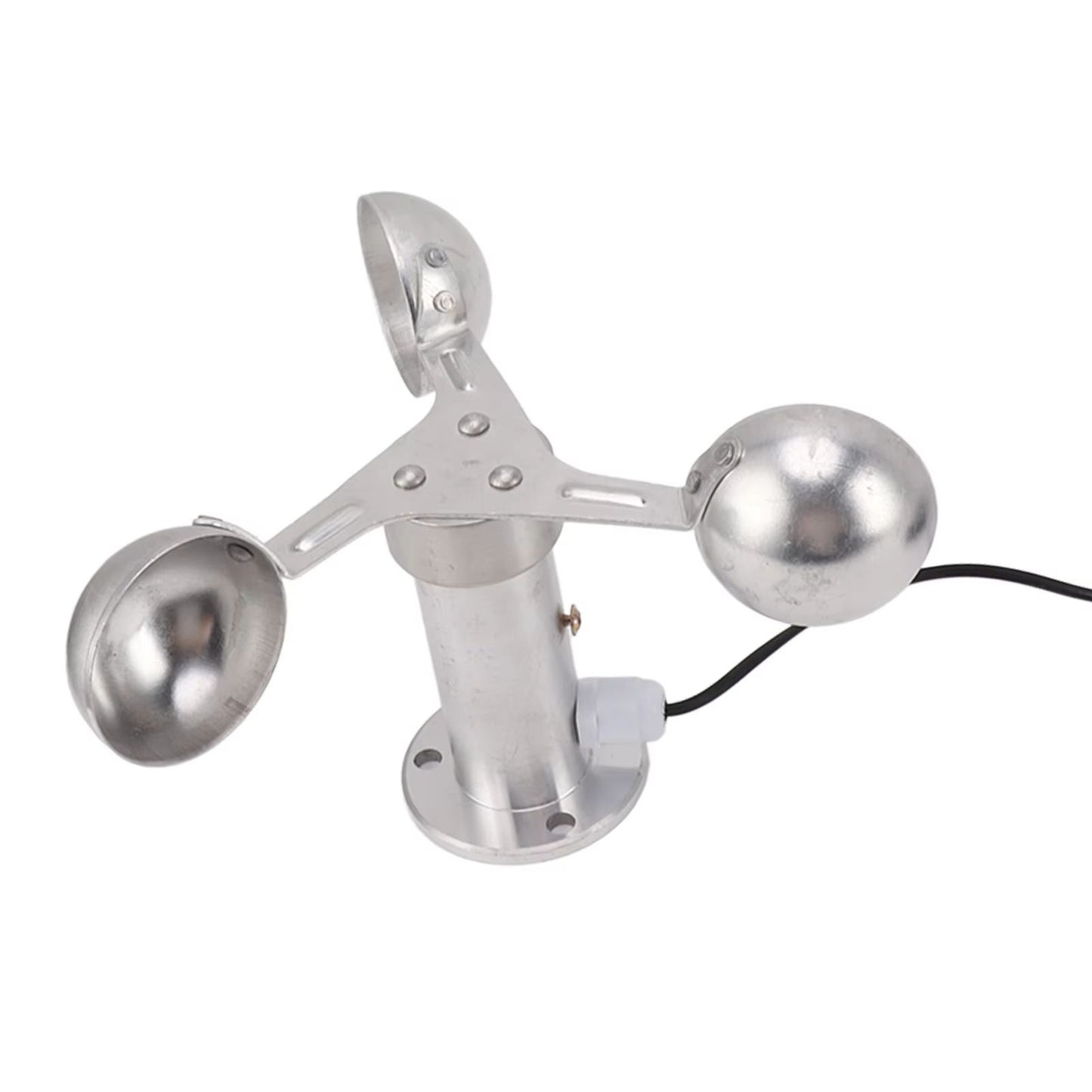 3Cup Aluminum Wind Speed Sensor  Adjustable Wind Anemometer With 038 V Output For Weather  Environm 3