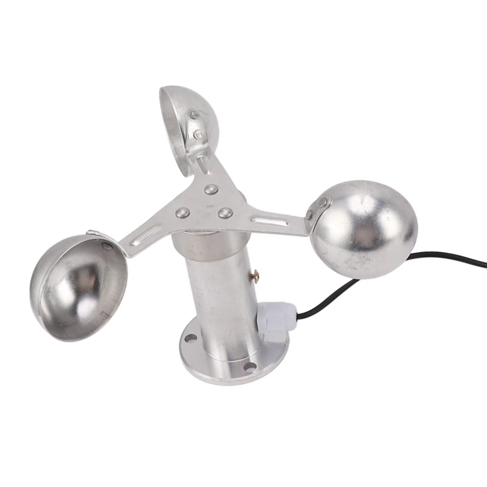 3Cup Aluminum Wind Speed Sensor  Adjustable Wind Anemometer With 038 V Output For Weather  Environm 3